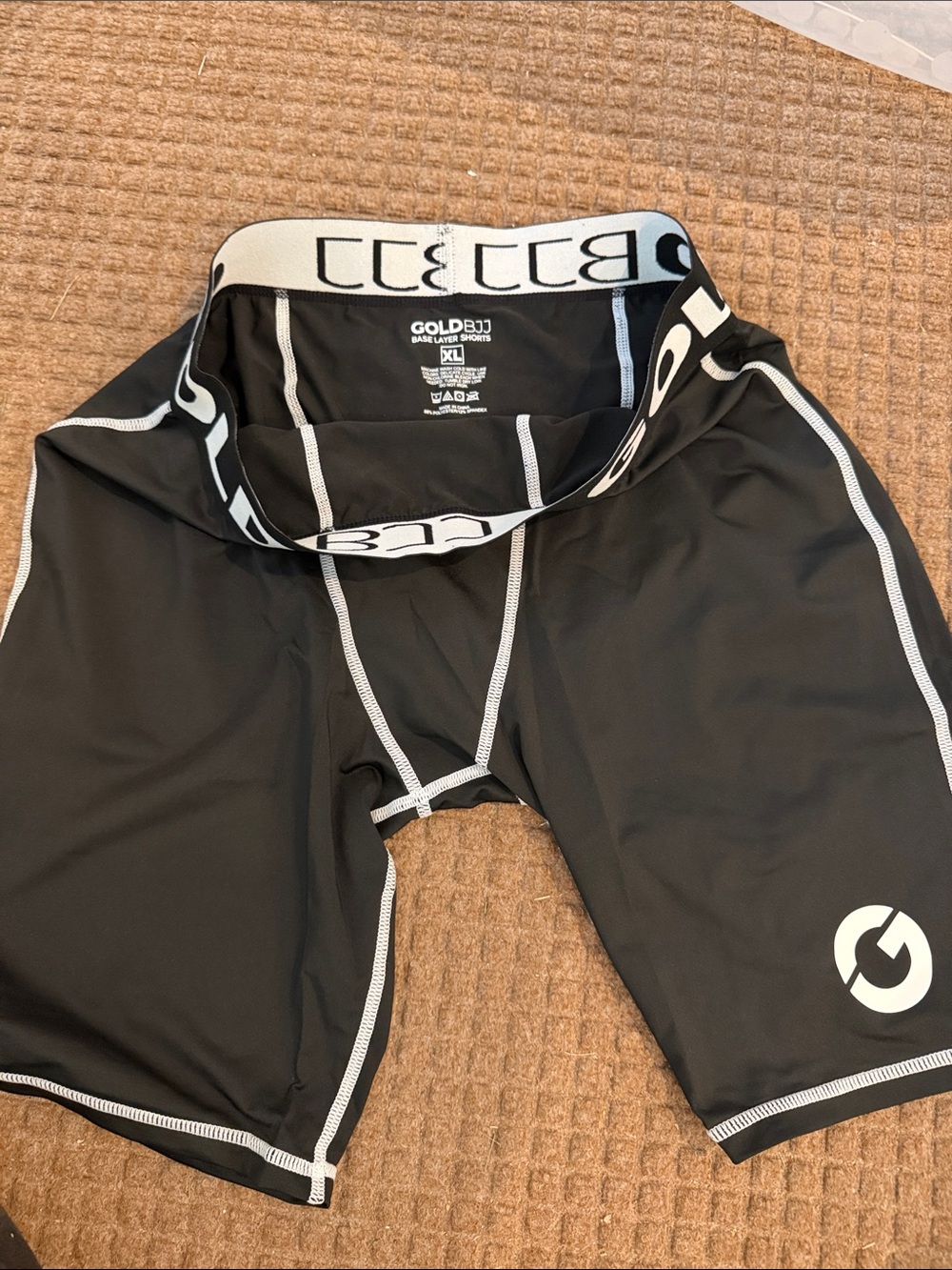 GOLD BJJ Base Layer Shorts